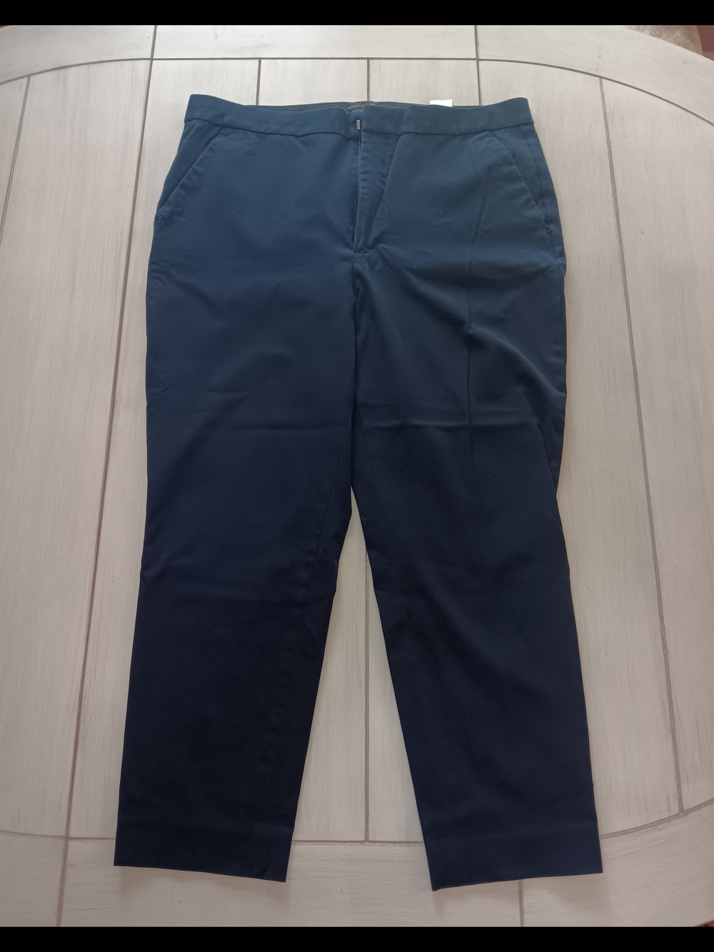 Banana Republic Women's Navy High-Rise Slim Ankle Pants